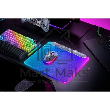 Игровой коврик для мыши Razer Firefly V2 Pro - Phantom White Ed. Mousepad/ Razer Firefly V2 Pro - Phantom White Ed. Mousepad