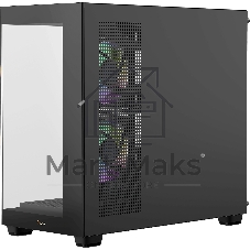 Компьютерный корпус Ocypus Gaммa C52 BK ARGB mATX/win/black/3 ARGB fans/no PSU/Tempered Glass