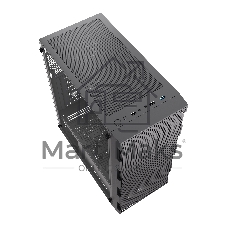 Корпус HSPD M550, Mesh Mid Tower, Black, TG, 0.45 SPCC, no fans ATX, mATX, mITX 160/340/200mm 2x2.5