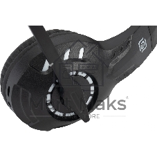 Гарнитура Oklick HS-L420G чёрный, беспроводная + проводная, Bluetooth, до 30 ч, подсветка