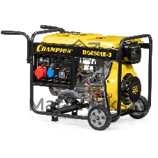 Электрогенератор дизельный Champion DG6501E-3, 6.6 кВт, 82 дБ, 103 кг