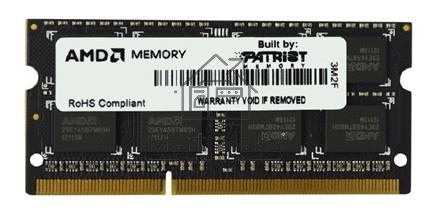 Оперативная память AMD Radeon R5, DDR3, 8GB (1x8GB), 1600MHz, CL11, SO-DIMM, OEM