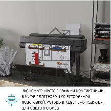 Плоттер струйный HP Designjet T650 (5HB10A), A0, 36