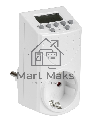 Розетка-таймер электронный 1мин 7дн 140on/off 16А IP20 IEK РТЭ-1