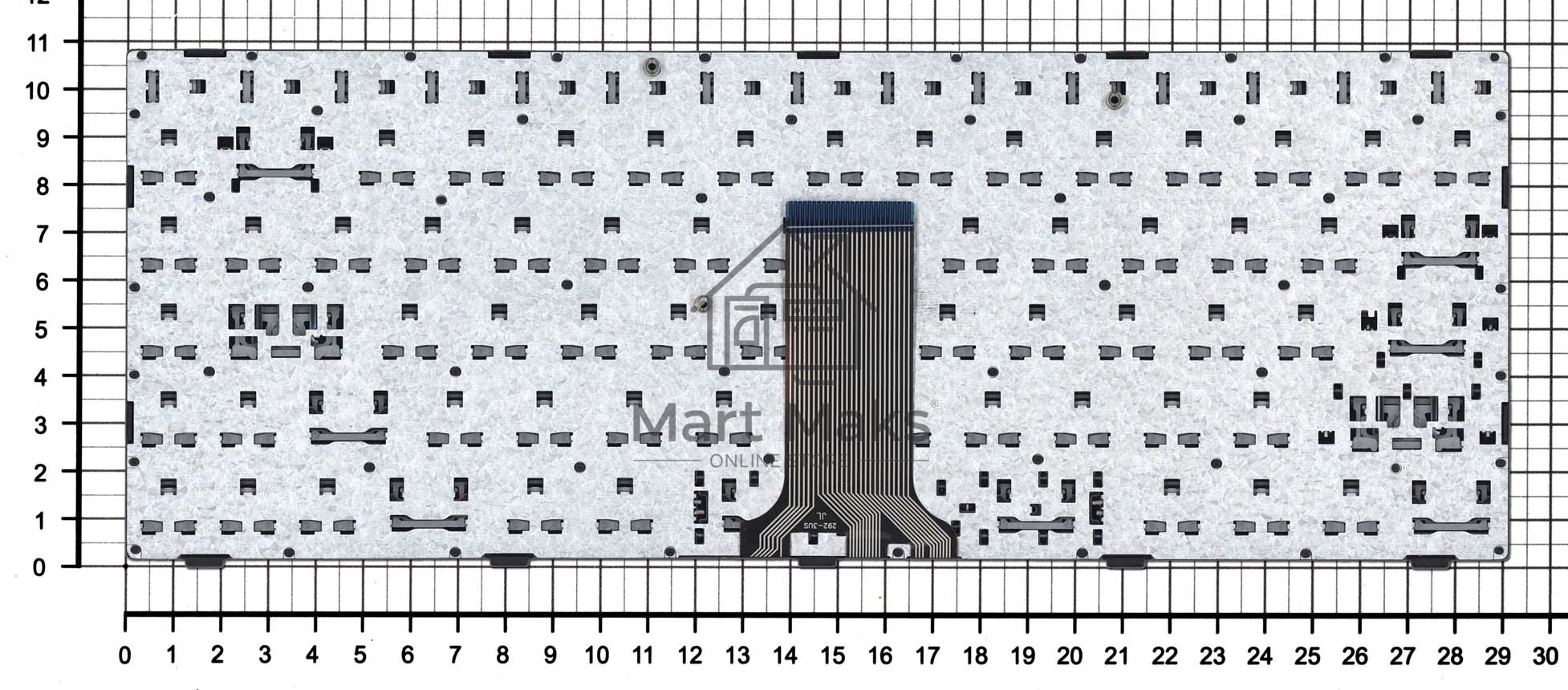 Клавиатура для ноутбука Lenovo Flex 2-14 G40-30 G40-70 черная с черной рамкой без подсветки