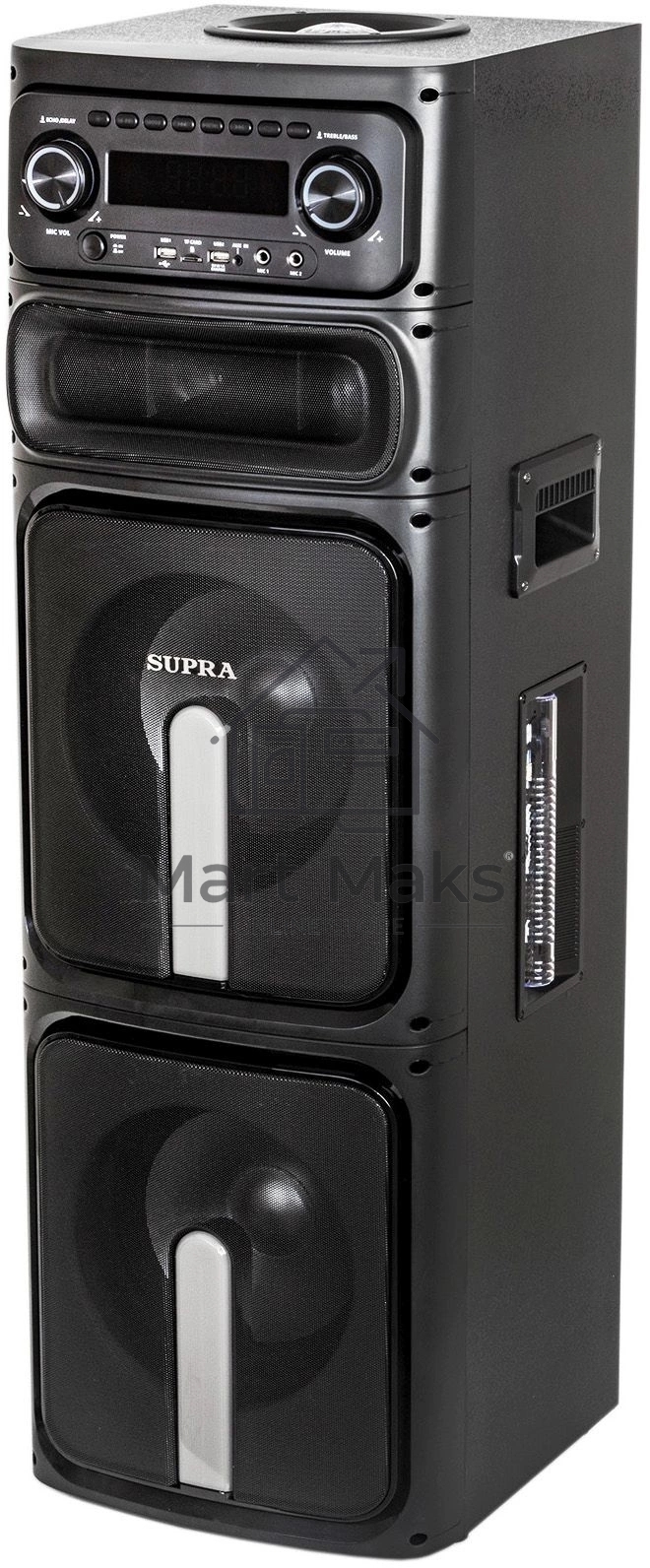 Минисистема Supra SMB-2050, 180Вт, FM USB BT SD, черный