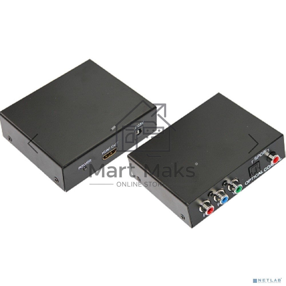 Конвертер YPbPr + SPDIF / Toslink на HDMI, металл Rexant