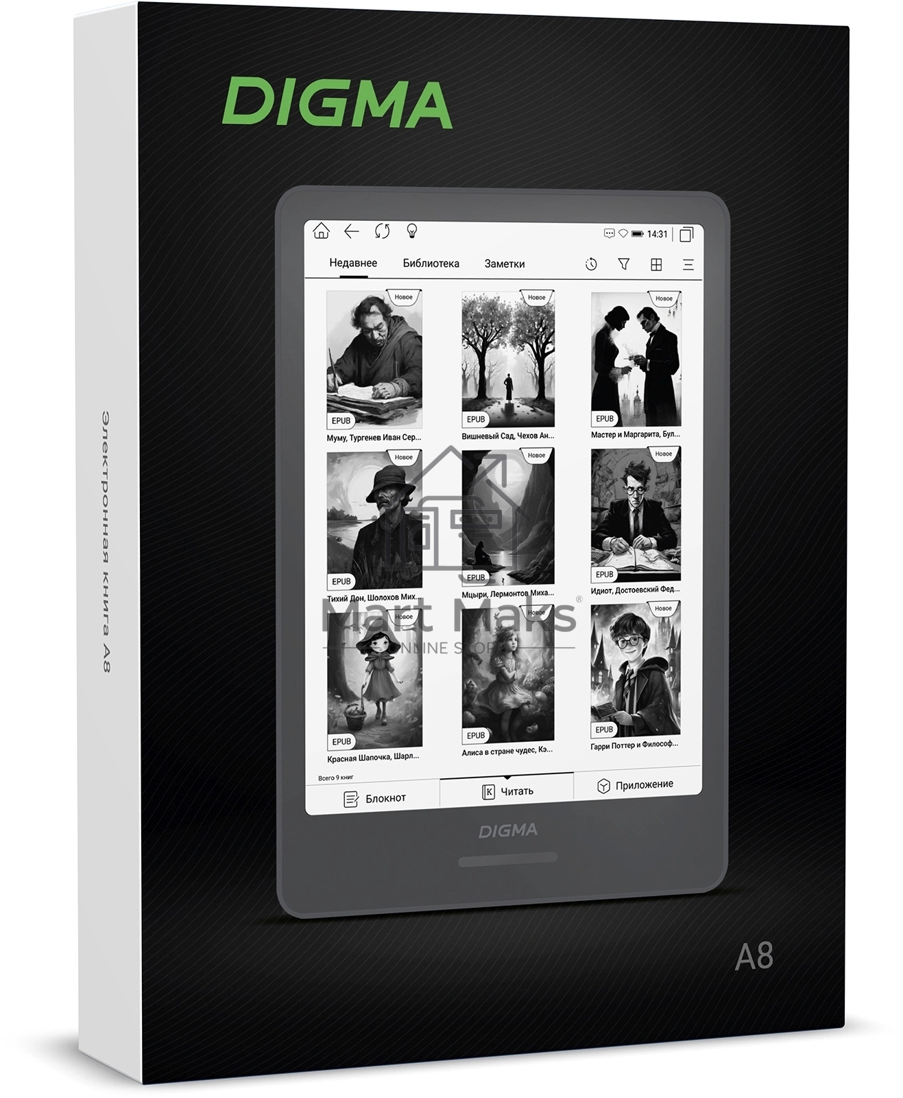 Электронная книга Digma A8 7.8