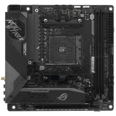 Материнская плата ASUS ROG STRIX X570-I GAMING, AM4, AMD X570, 2xDDR4, 4xSATA, 2xM.2, 1xPCIe 4.0 x16, 1xHDMI, 1xDP, 1x1Gb LAN, Wi-Fi 6, Bluetooth 5.0, 1xUSB-C 10Gbps, 3xUSB-A 10Gbps, 4xUSB-A 5Gbps, 2xUSB-A 2.0, 3x3.5 мм, 7.1, ITX