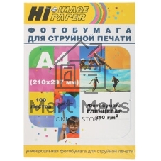 Бумага Hi-Black A200402U Фотобумага глянцевая односторонняя (Hi-image paper) A4, 210 г/м, 100 л. (H210-A4-100)