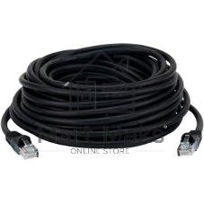 Патч-корд Buro UTP 4 пары cat.5e CCA molded 10м черный RJ-45 (m)-RJ-45 (m)