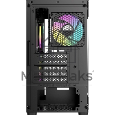 Компьютерный корпус Ocypus Gaммa C52 BK ARGB mATX/win/black/3 ARGB fans/no PSU/Tempered Glass