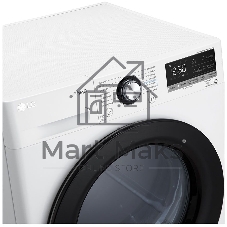 Сушильная машина LG DC90V3V6W белый, 9 кг, сушка - тепловой насос, программ - 14, 60 x 85 x 66 см