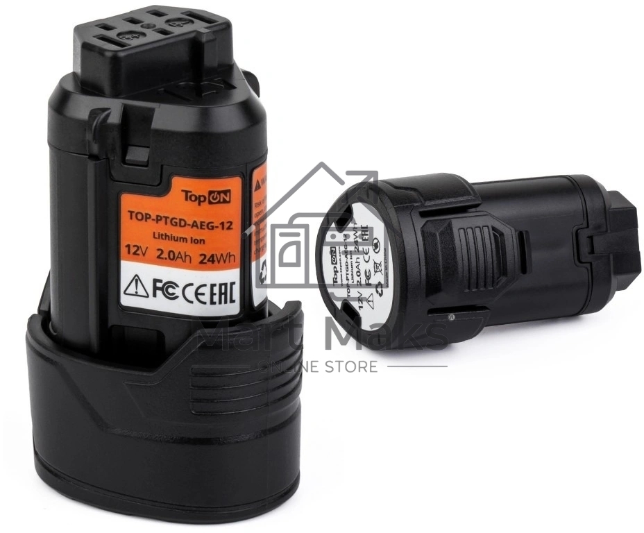 Батарея аккумуляторная TopON TOP-PTGD-AEG-12-1.5-Li 12.0В 1.5Ач Li-Ion