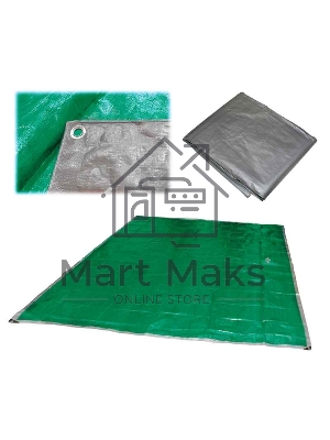 Тент хозяйственный универсальный Ecos T-3*4 размер: 3*4 м, плотность: 60г/м2