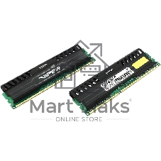 Оперативная память Patriot Viper 3, DDR3, 16GB (2x8 GB), 1600 MHz, CL10, DIMM, радиатор, черный