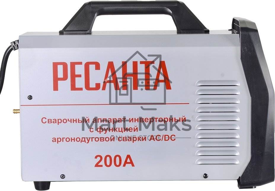 Сварочный аппарат Ресанта САИ-200АД (АС/DC) инвертор ММА DC/TIG