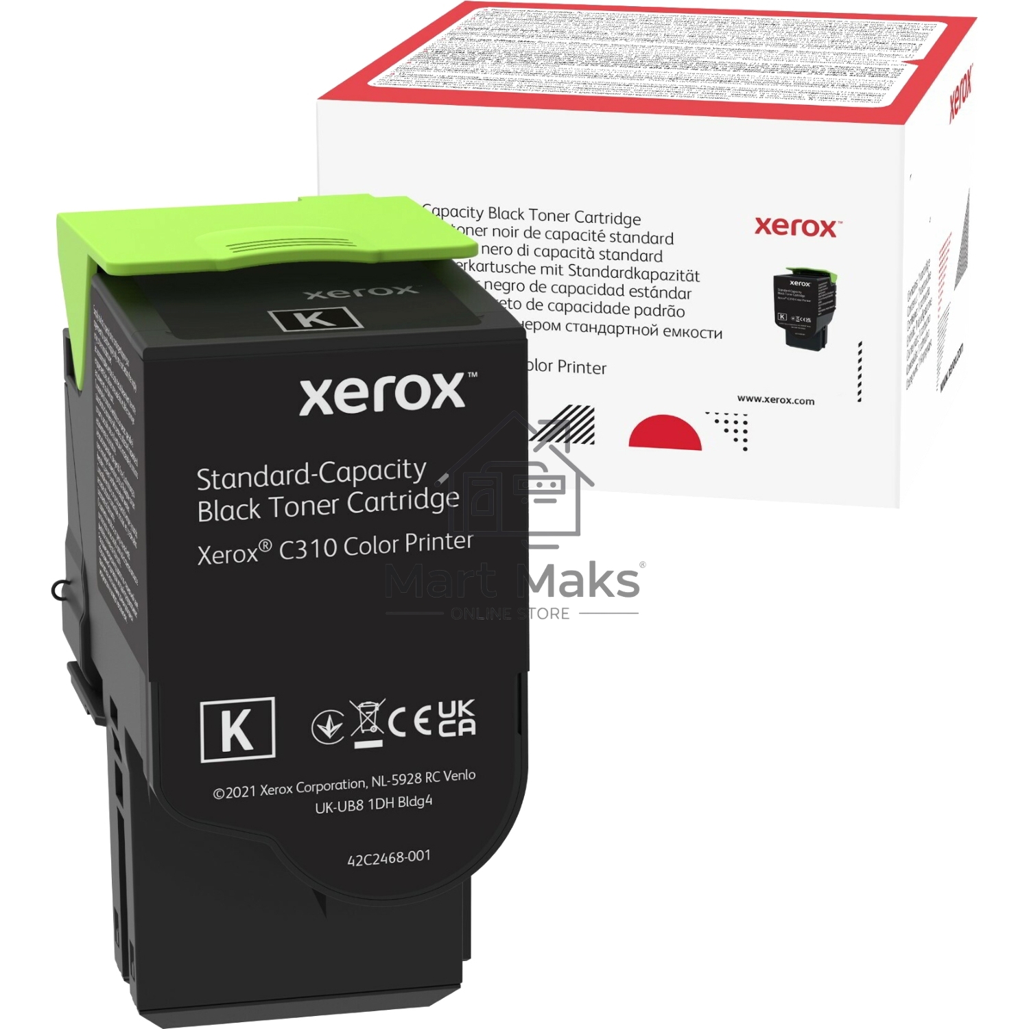 Картридж лазерный XEROX C310 черный 3K (006R04360)