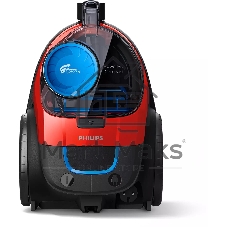 Пылесос Philips FC9330/09 красный/черный, 237/900 Вт, уборка сухая, пылесборник контейнер 1.5 л