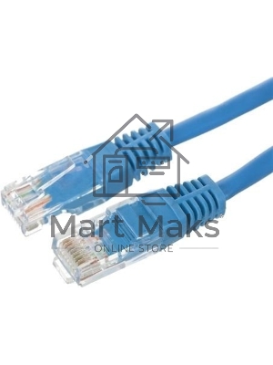 Патч-корд NTSS NTSS-PC-UTP-RJ45-5e-0.3-LSZH-BU NTSS-PC-UTP-RJ45-5E-0.3-LSZH UTP RJ-45 вил.-вилка RJ-45 кат.5E 0.3м синий LSZH (уп.:1шт) 26AWG