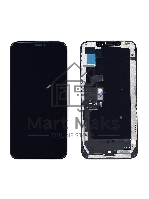 Дисплей для Apple iPhone XS MAX в сборе с тачскрином (OLED HE) черный