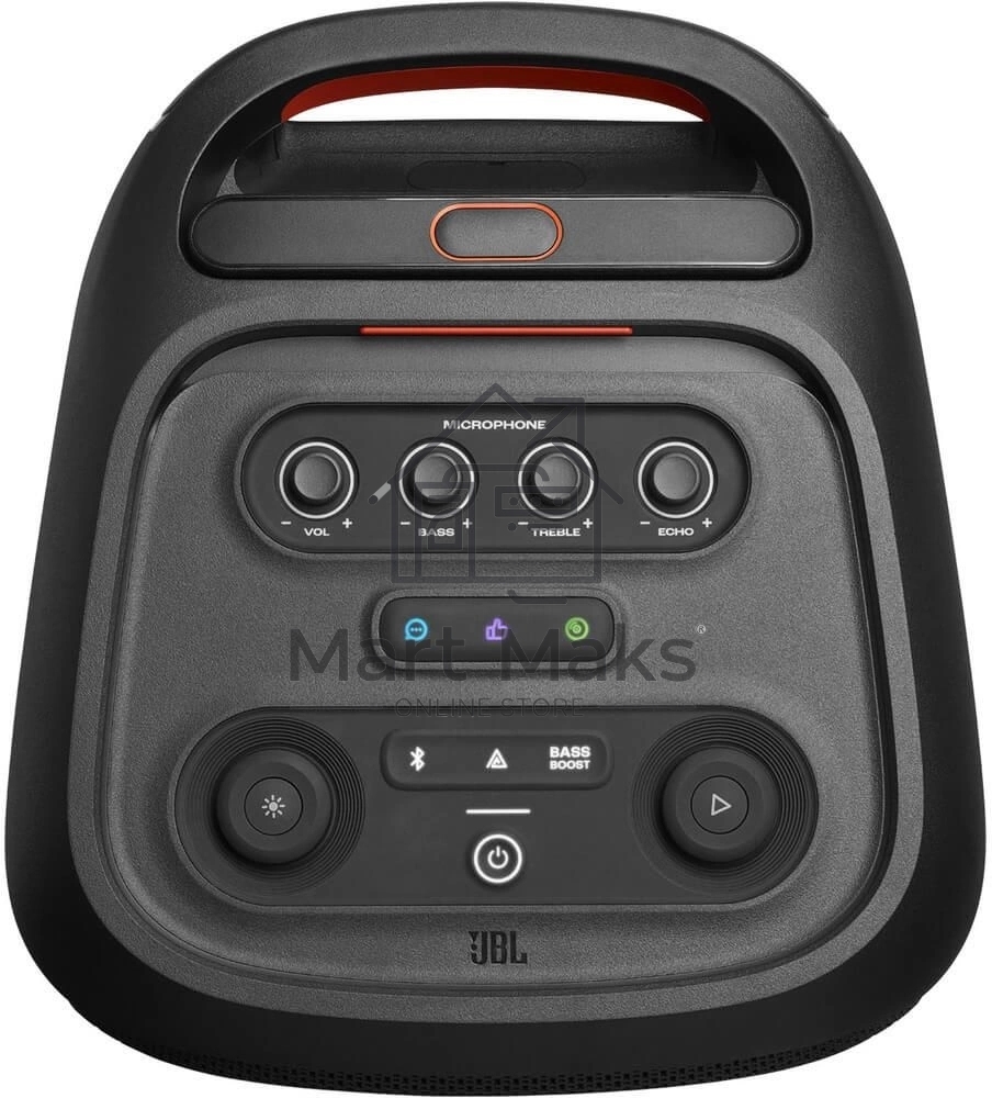 Портативная акустика JBL PartyBox Stage 320  (1.0 2 x 120 Вт, Bluetooth, AUX, USB, 6.3 мм jack, RGB подсветка, IPX4, JBLPBSTAGE320UK)
