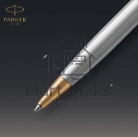Ручка шариковая Parker Sonnet Core K527 (CW1931507) Stainless Steel GT M, черные чернила, подарочная коробка