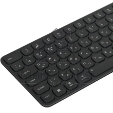 Комплект клавиатура+мышь Rapoo 9320M беспроводной, USB, 2400 DPI, чёрный