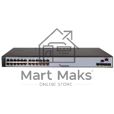 Коммутатор Huawei S310-24P4X, 24×1 Гбит/с PoE+ + 4×10 Гбит/с SFP+, управляемый