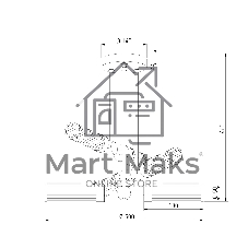 60166/6 /потолочный светильник/  латунь Smart