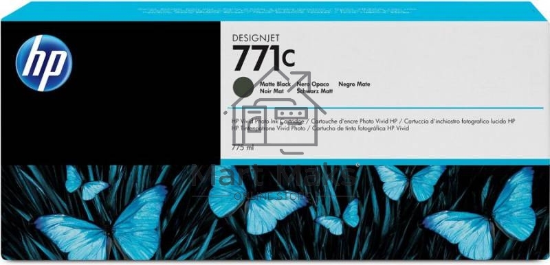 Картридж струйный HP №771C B6Y07A черный матовый для HP DJ Z6200 (775мл)