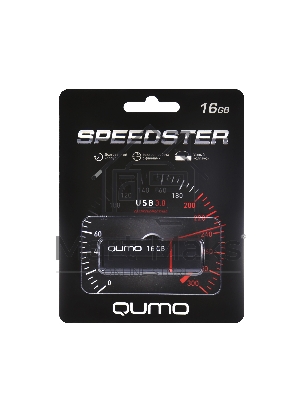Флешка USB 3.0 QUMO 16Gb Speedster черный