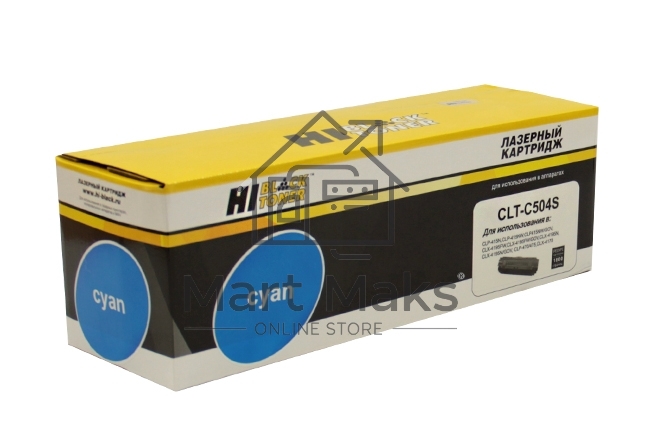 Картридж Hi-Black CLT-C504S Samsung CLP-415/470/475/CLX-4170/4195, C, 1,8K