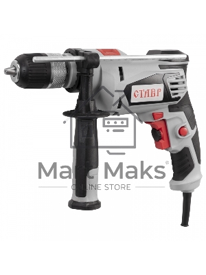 Дрель ударная СТАВР ДУ-13/750БК 750 Вт, 0-3000 об/мин, 0-40000 уд/мин, патрон 2-13мм двухмуф