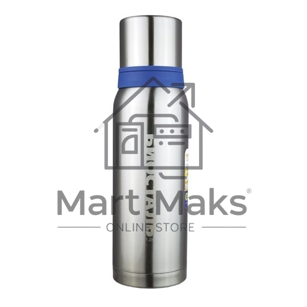 Термос Biostal Охота (1,2 литра), 2 чашки, стальной