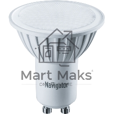 Лампа светодиодная Navigator NLL-PAR16-5-230-3K-GU10 5Вт 3000К теплый белый GU10 360лм 170-260В