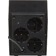 Источник бесперебойного питания Powercom Raptor RPT-600A EURO 360Вт 600ВА черный