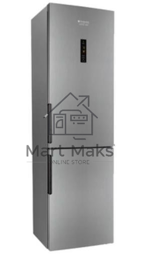 Холодильник Hotpoint HT 7201I MX O3 нержавеющая сталь двухкамерный 239/83 л морозилка снизу, No Frost