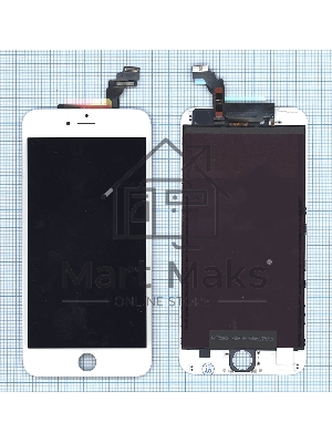Дисплей для Apple iPhone 6 Plus в сборе с тачскрином (Foxconn) белый