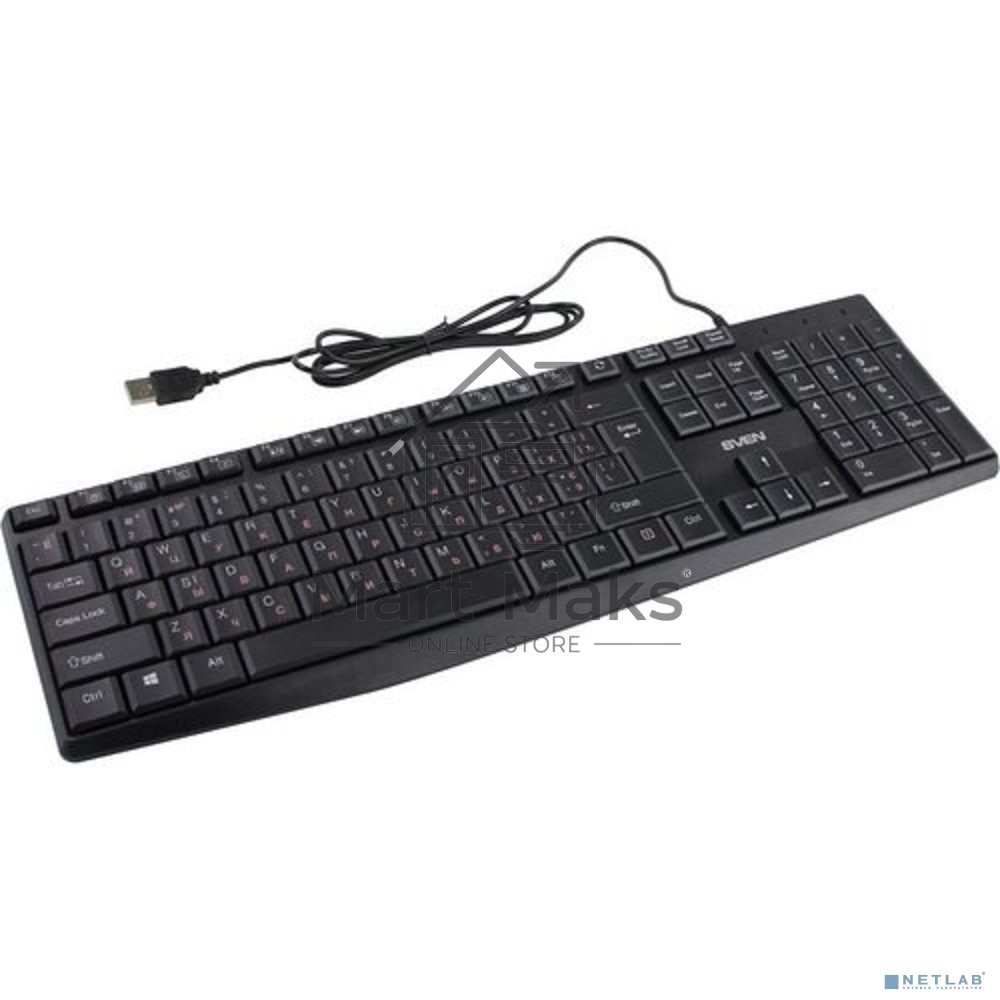 Клавиатура Sven KB-S305 чёрная USB