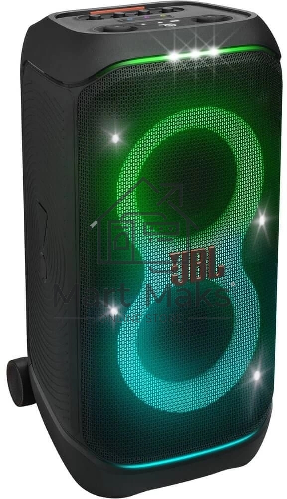 Портативная акустика JBL PartyBox Stage 320  (1.0 2 x 120 Вт, Bluetooth, AUX, USB, 6.3 мм jack, RGB подсветка, IPX4, JBLPBSTAGE320UK)