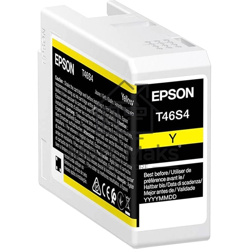 Картридж струйный Epson T46S4 (C13T46S400) желтый (25 мл) для SureColor SC-P700