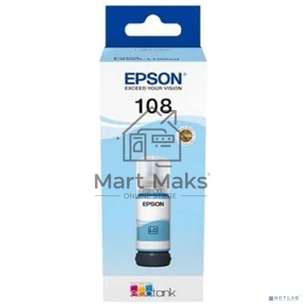 Контейнер с светло-голубыми чернилами EPSON C13T09C54A