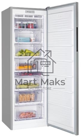 Морозилка Nordfrost DF 268 SAP, серебристый, 256л, 6 ящика