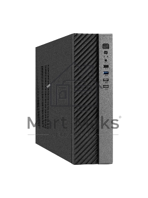 Компьютерный корпус Desktop ExeGate MI-302U (mATX/mini-ITX, без БП, 1*USB+1*USB 3.0, HD аудио, черный)