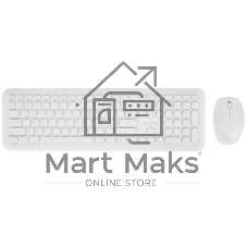 Комплект клавиатура+мышь Smartbuy 666395AG беспроводной, USB, 1000 DPI, белый