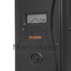 Источник бесперебойного питания ExeGate EP285484RUS SpecialPro Smart LLB-1000.LCD.AVR.C13.RJ.USB 1000VA/650W, LCD, AVR, 6*IEC-C13, RJ45/11, USB, черный