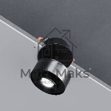 25089/LED 6W 4000K чёрный / Потолочный светодиодный светильник