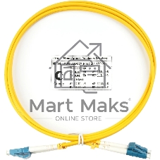 Шнур оптический duplex LC-LC 9/125 sm 2м LSZH Cabeus FOP(d)-9-LC-LC-2m