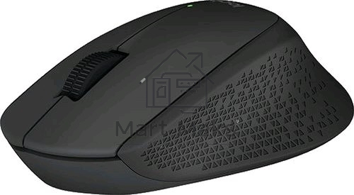 Мышь беспроводная Logitech M280 черный, 1000 dpi, радиоканал, USB, кнопки - 3